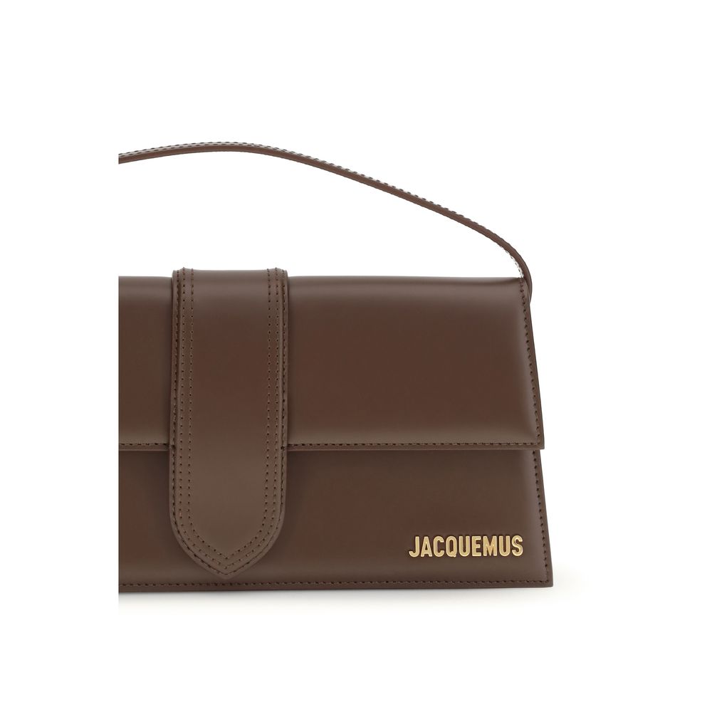Jacquemus Brown Calf Leather Bos Taurus Shoulder Bag | Regal Royce