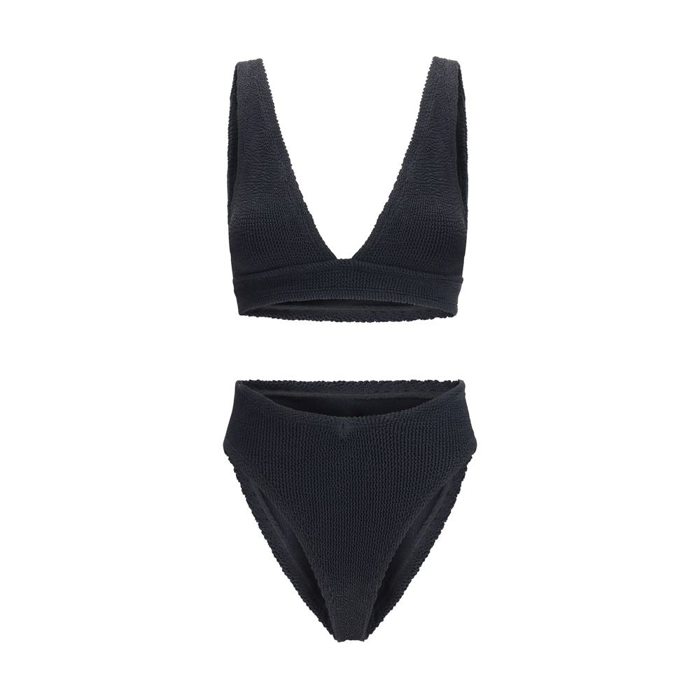 Hunza G Black Polyamide One-Piece Swimsuit | Regal Royce