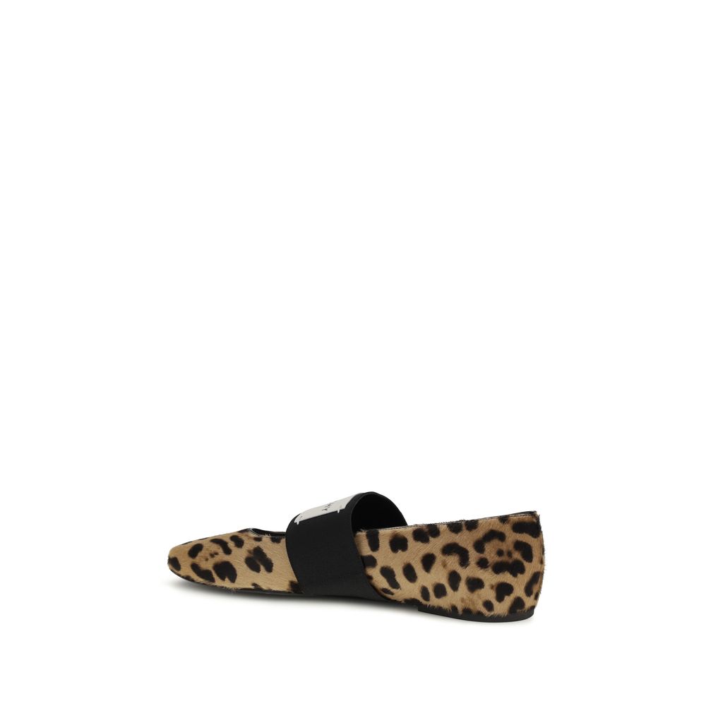 Givenchy Beige Calf Leather Bos Taurus Ballet Flats | Regal Royce