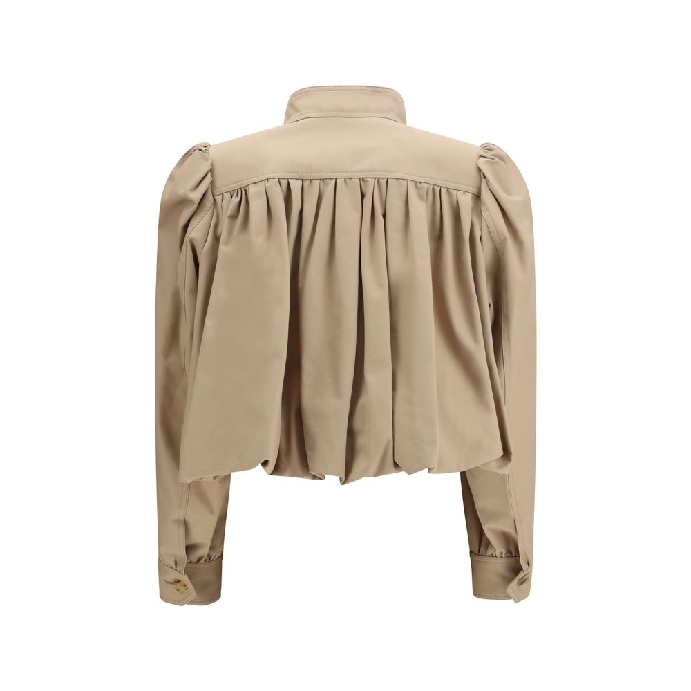 Chloé Beige Cotton Jackets And Coat | Regal Royce