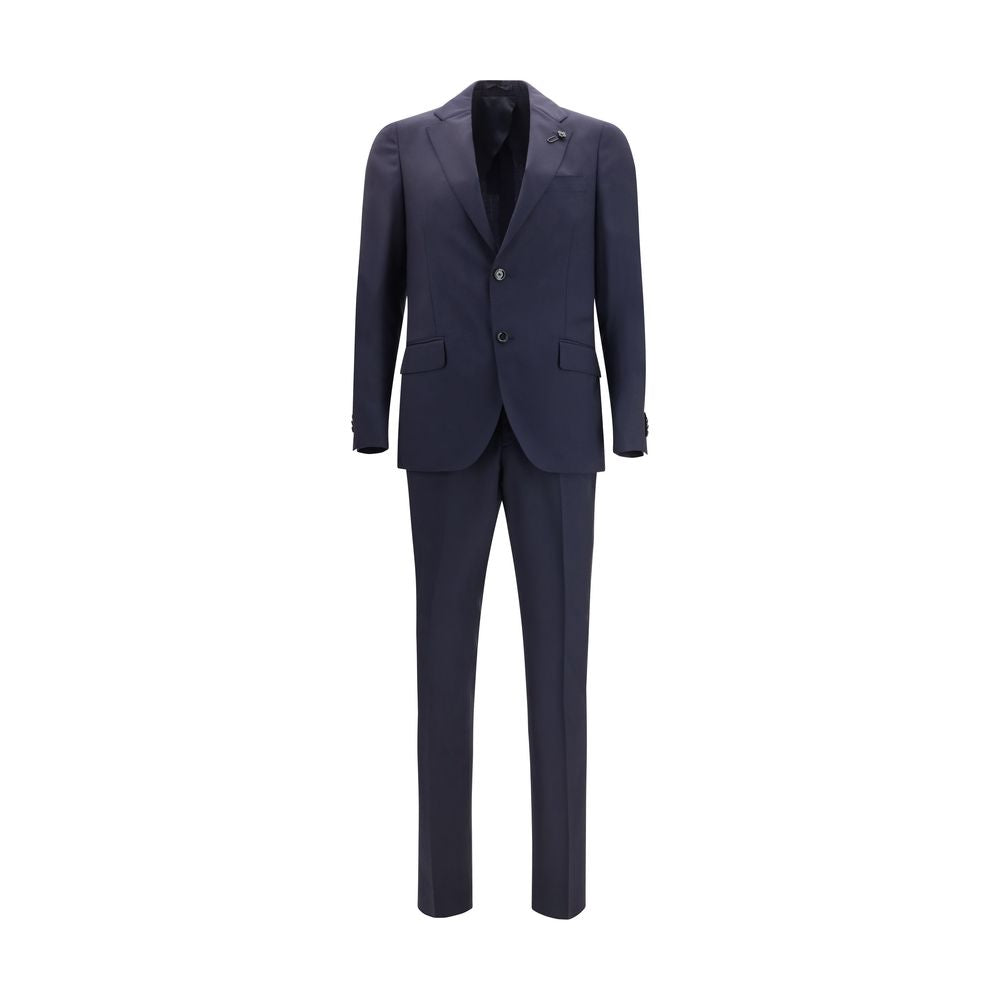 Lardini Blue Fleece Wool Two-Piece Suit | Regal Royce