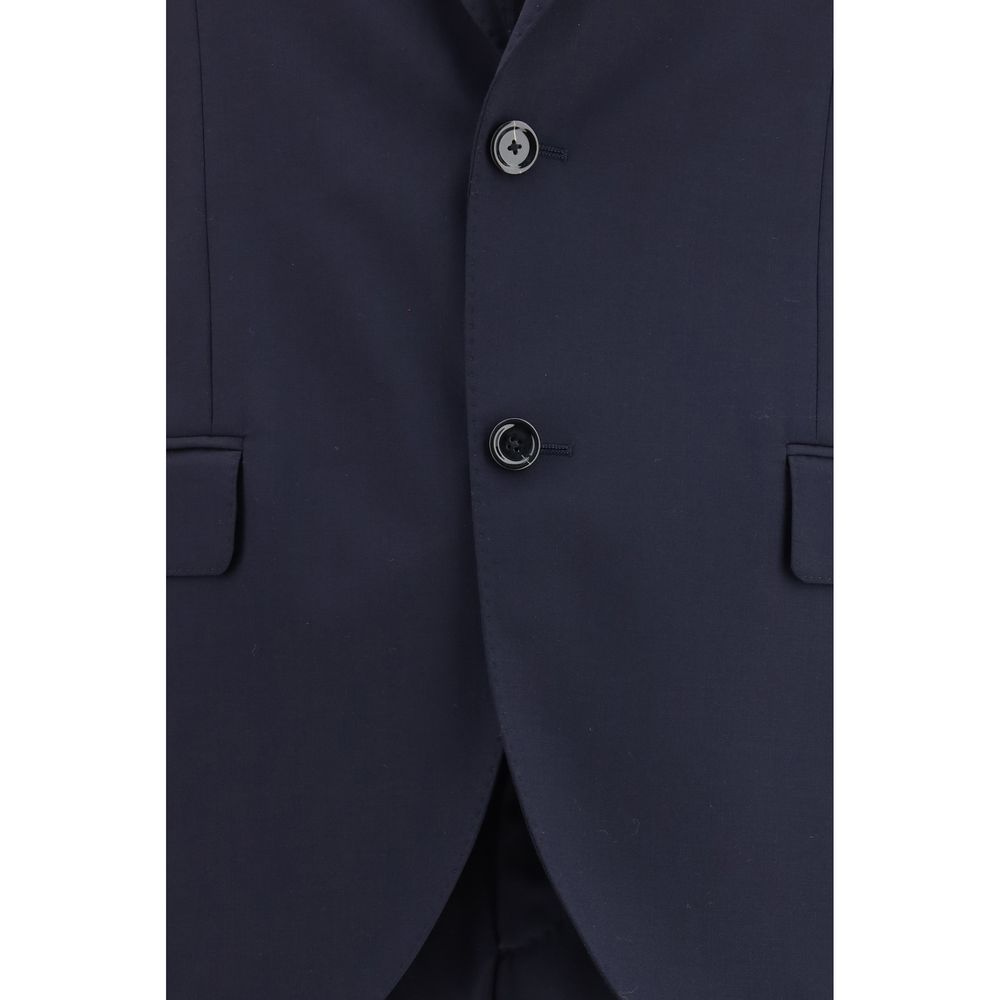 Lardini Blue Fleece Wool Two-Piece Suit | Regal Royce
