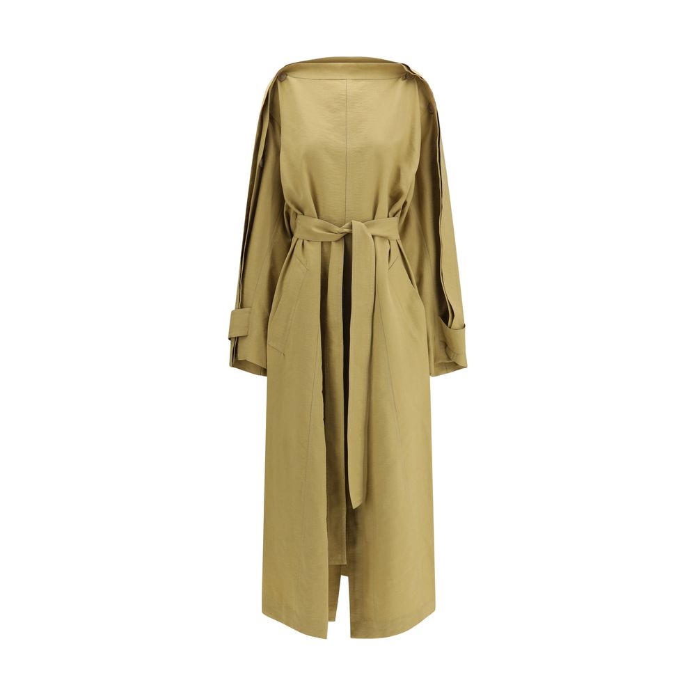 Petar Petrov Beige Lyocell Trench Coat | Regal Royce
