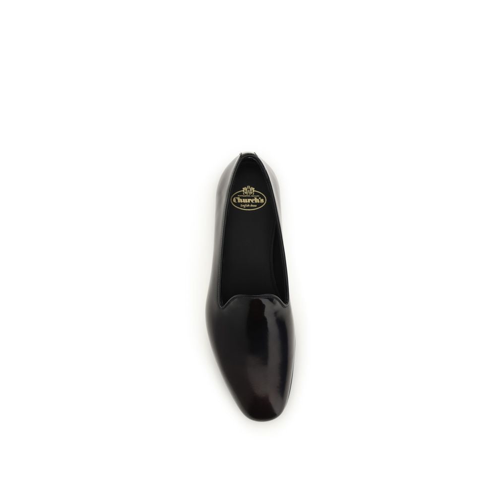 Church's Black Calf Leather Bos Taurus Slip-On Loafers | Regal Royce