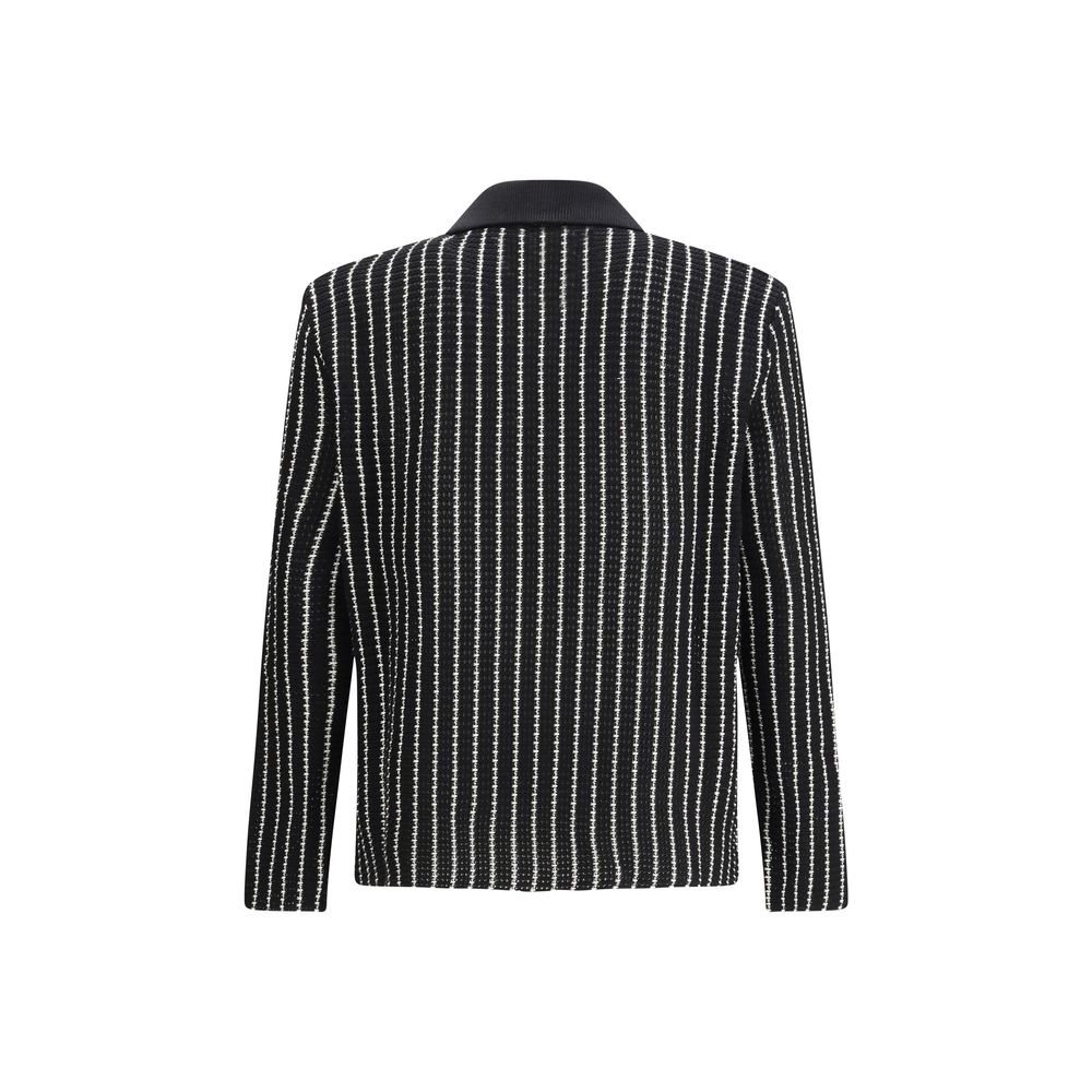 Jil Sander Black Cotton Cardigan | Regal Royce