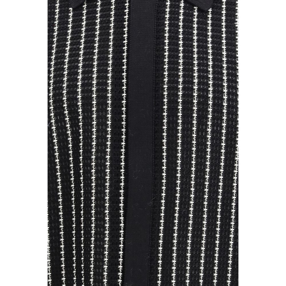 Jil Sander Black Cotton Cardigan | Regal Royce