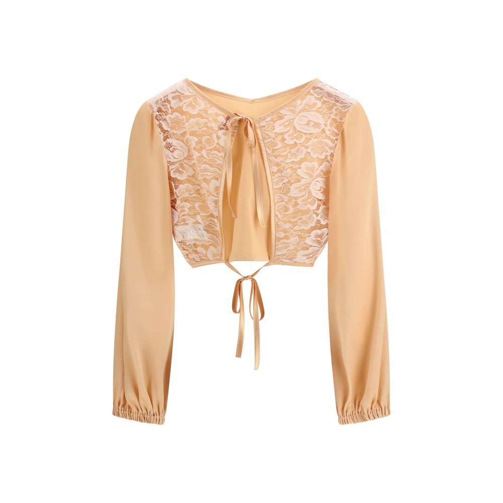 Kristina Ti Orange Silk Blouse | Regal Royce