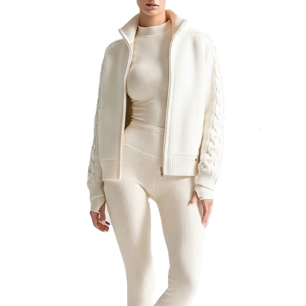 Herno White Cashmere Cardigan | Regal Royce