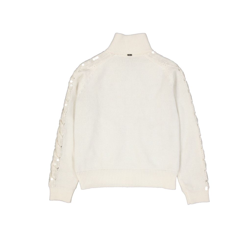 Herno White Cashmere Cardigan | Regal Royce