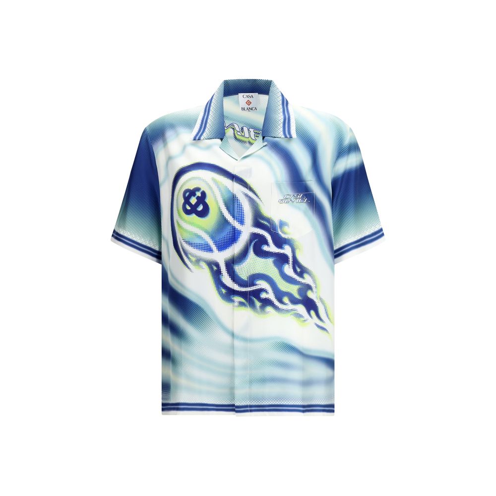 Casablanca Multicolor Silk Dress Shirt | Regal Royce