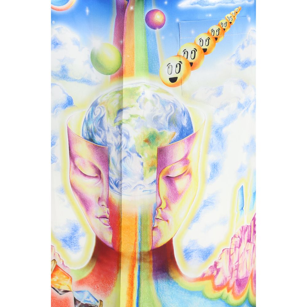 Casablanca Multicolor Silk Pattern Shirt | Regal Royce