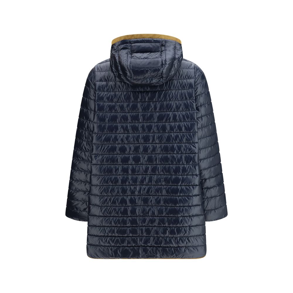 Herno Blue Polyamide Coat | Regal Royce