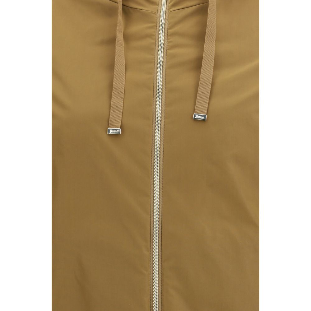 Herno Blue Polyamide Coat | Regal Royce