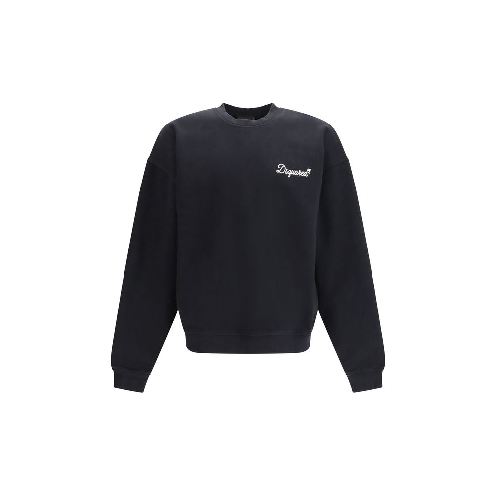 Dsquared² Black Cotton Sweatshirt | Regal Royce