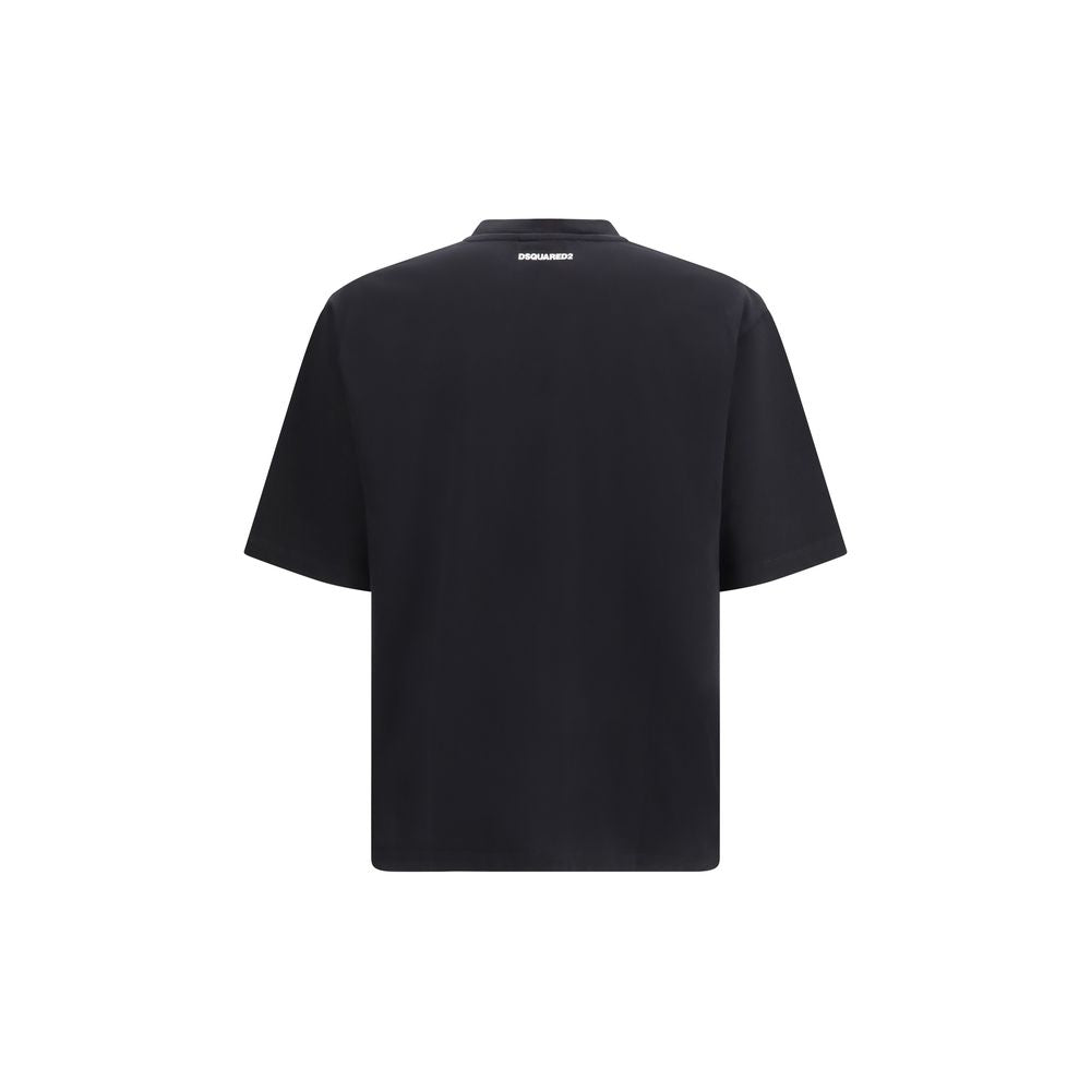 Dsquared² Black Cotton T-Shirt | Regal Royce