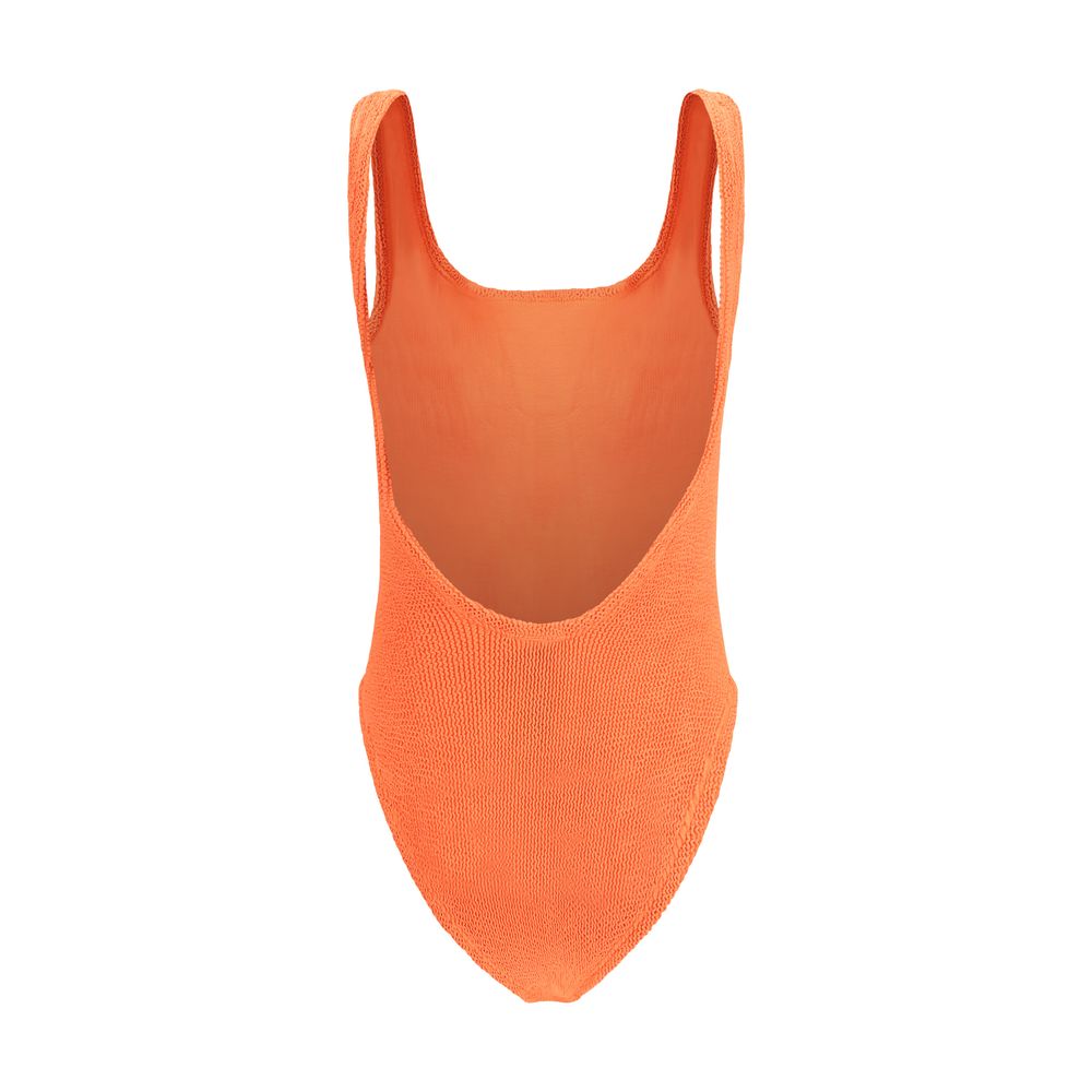 Hunza G Orange Polyester One-Piece Swimsuit | Regal Royce