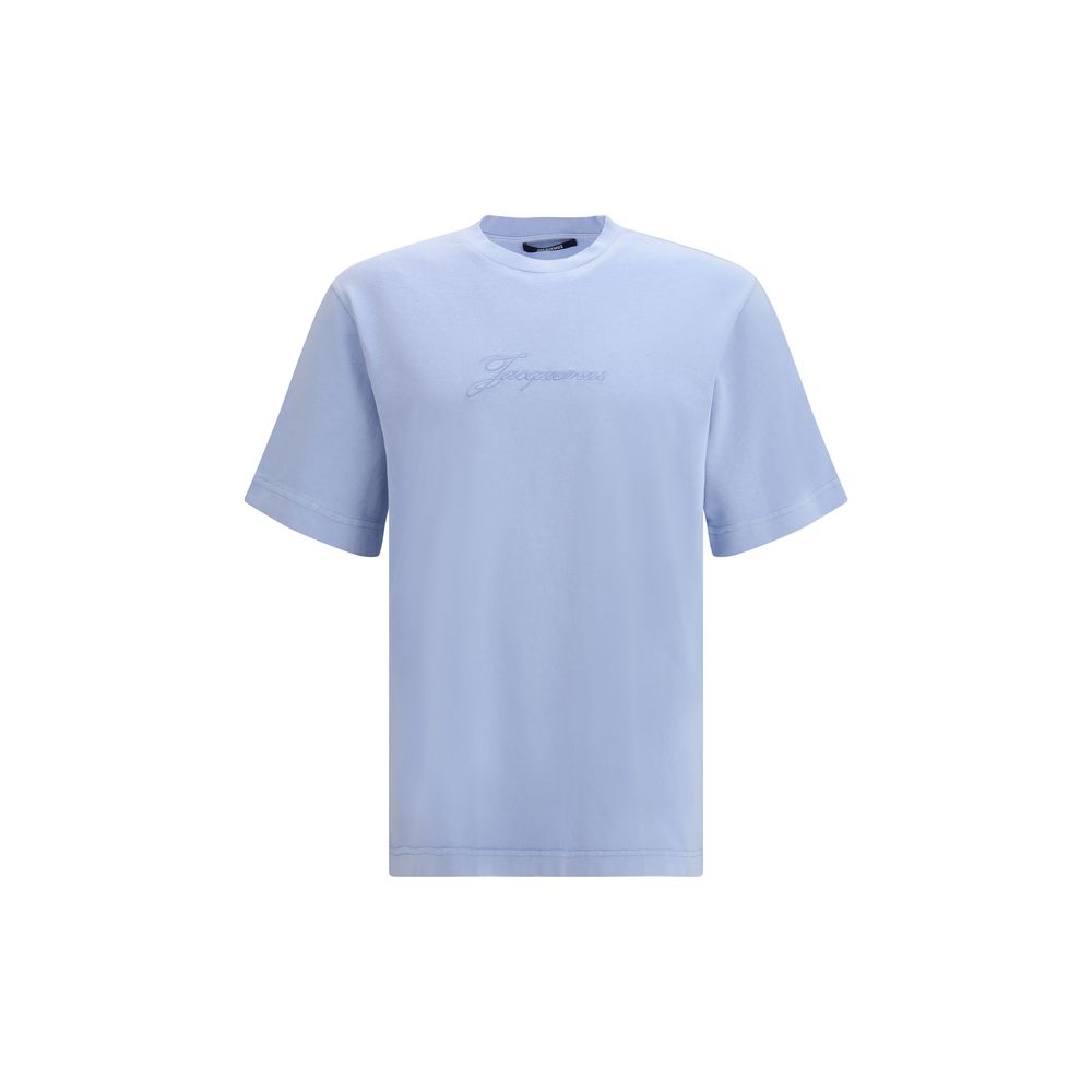 Jacquemus Blue Cotton Sleeveles T-Shirt | Regal Royce
