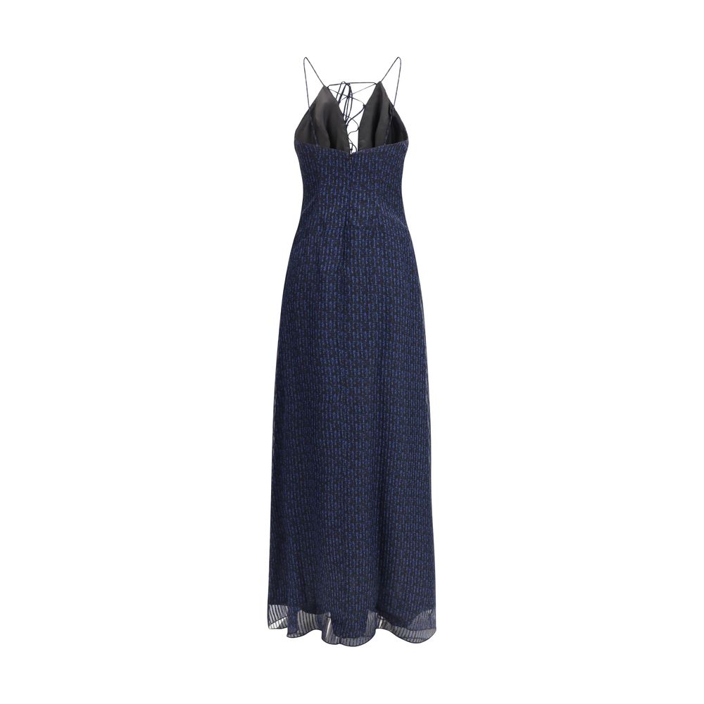 Kristina Ti Blue Silk Casual Dress | Regal Royce