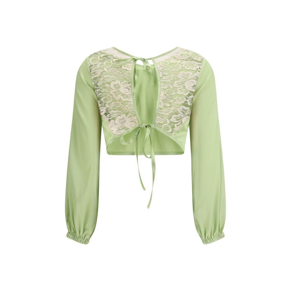 Kristina Ti Bicolor Silk Blouse | Regal Royce