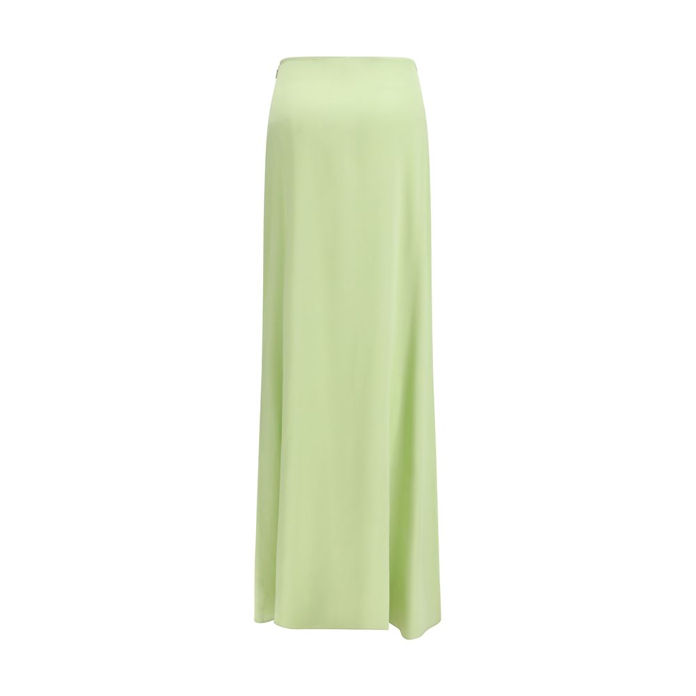 Kristina Ti Bicolor Silk Long Skirt | Regal Royce