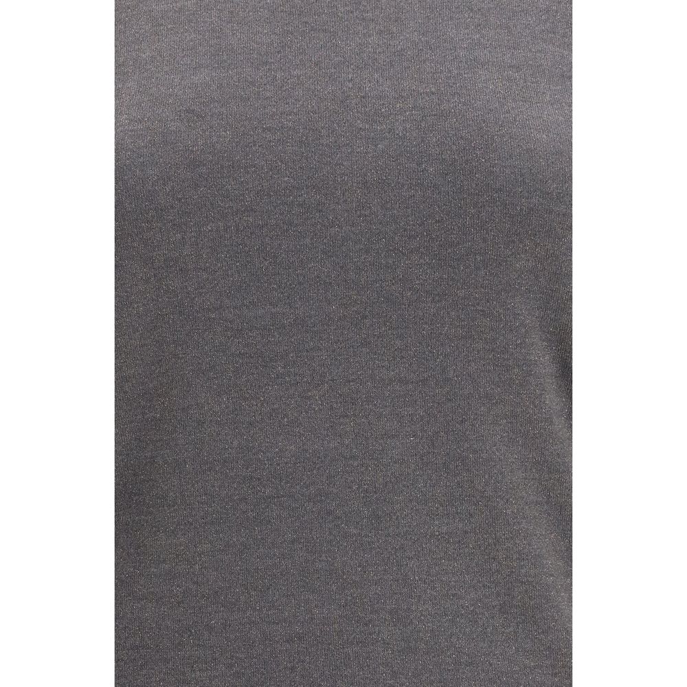 Brunello Cucinelli Gray Cashmere Top | Regal Royce