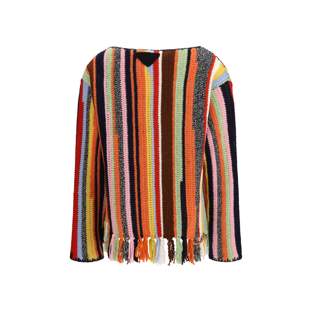 Prada Multicolor Wool Sweatshirt | Regal Royce