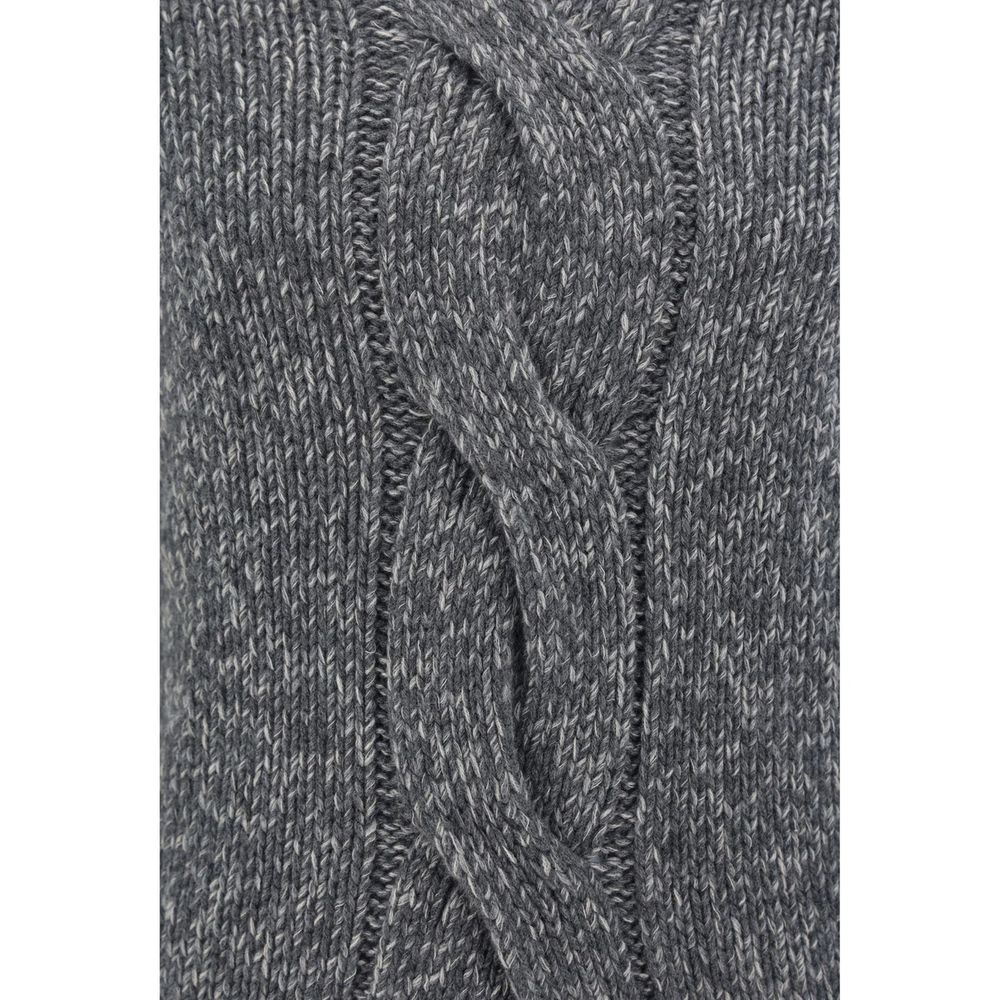 Brunello Cucinelli Gray Cashmere Sweater | Regal Royce