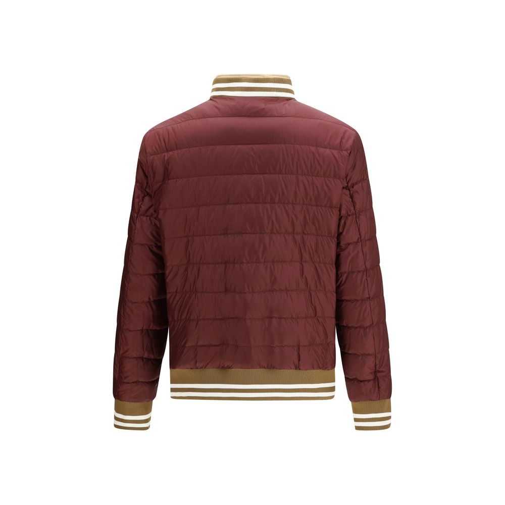 Moncler Beige Polyester Bomber | Regal Royce