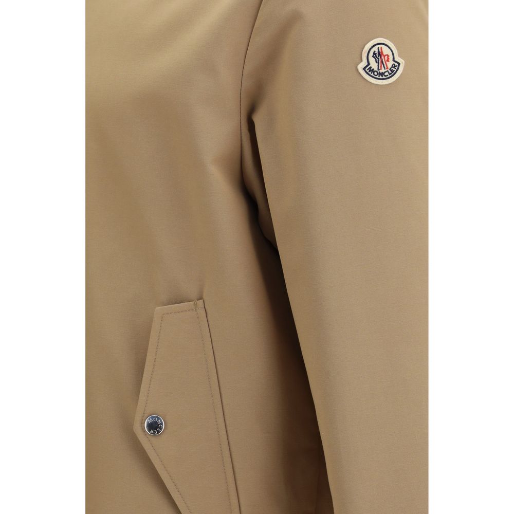Moncler Beige Polyester Bomber | Regal Royce