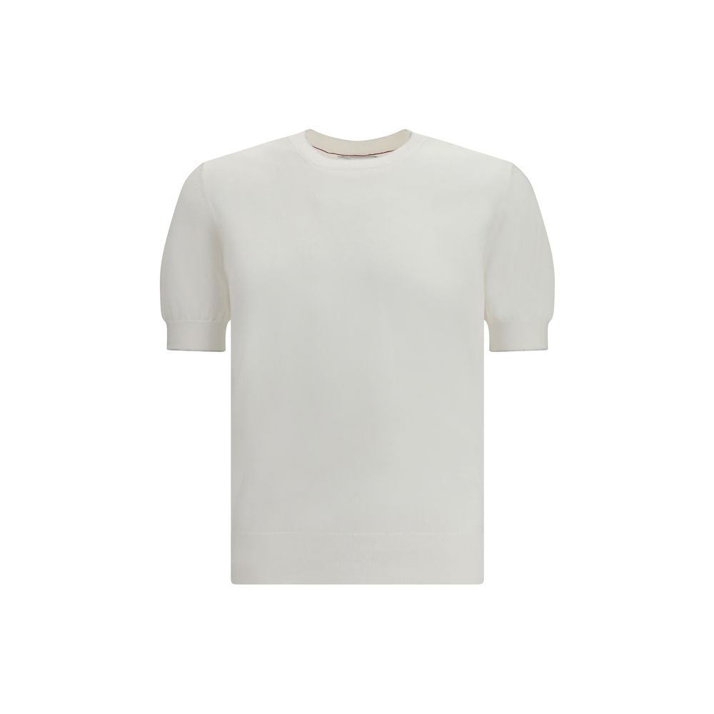 Brunello Cucinelli White Cotton T-Shirt | Regal Royce