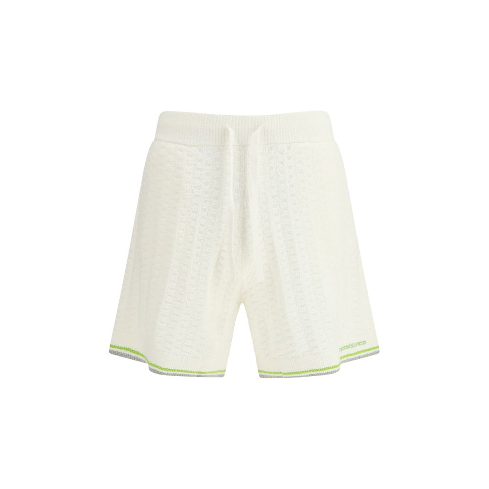 Casablanca White Cotton Bermuda Shorts | Regal Royce