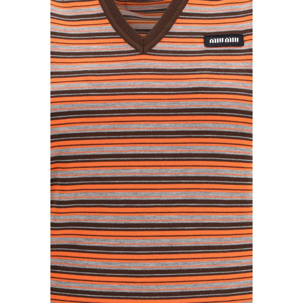 Miu Miu Multicolor Wool Sleeveles Sweater | Regal Royce