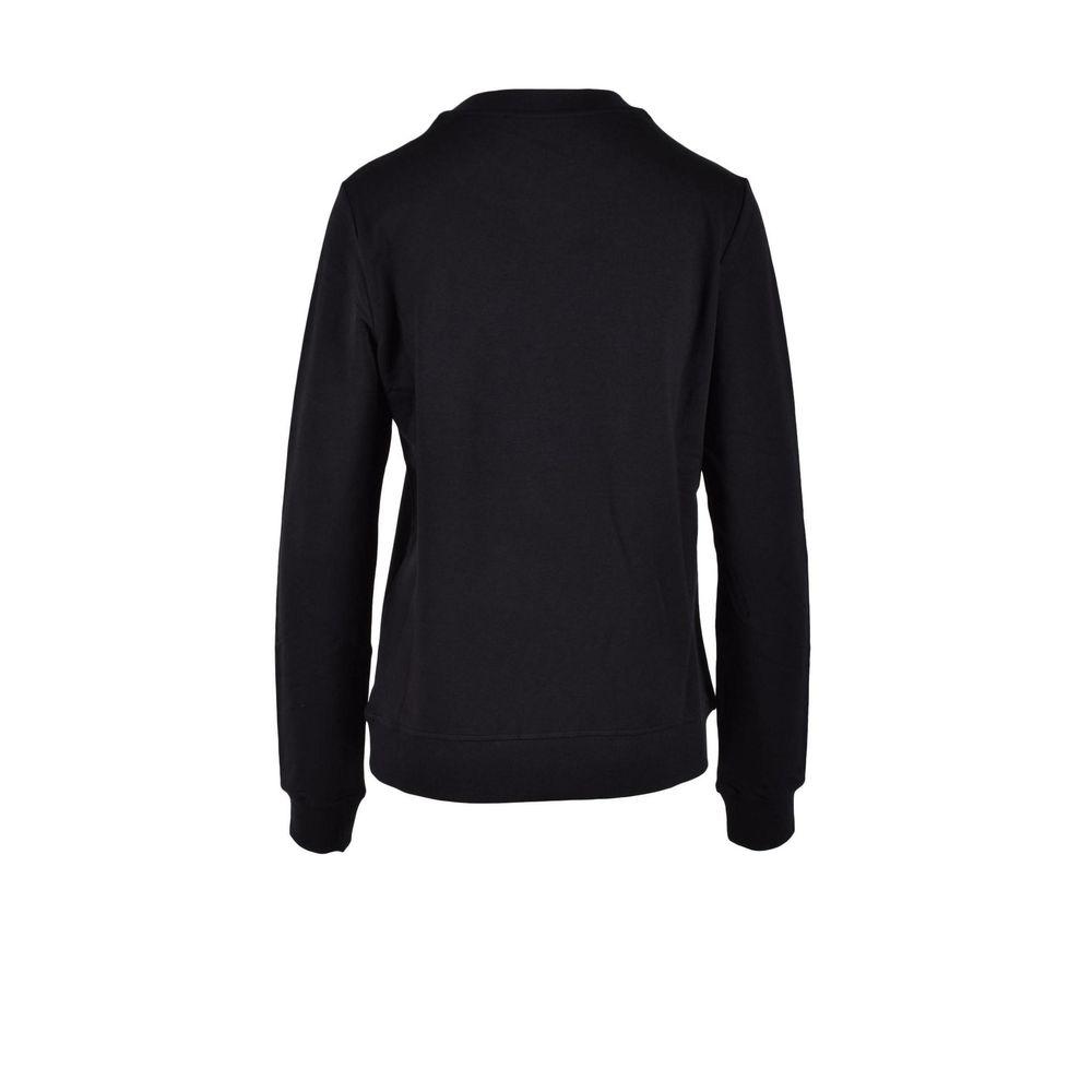 Love Moschino Black Cotton Sweatshirt | Regal Royce