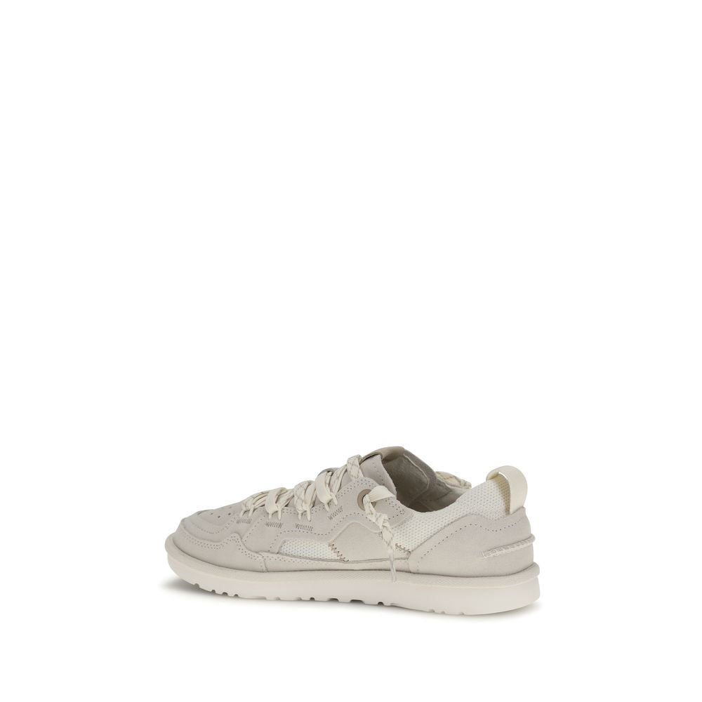 UGG Gray Calf Leather Bos Taurus Low Top Sneakers | Regal Royce