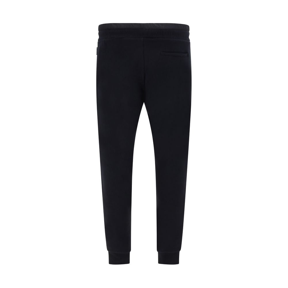 Philipp Plein Black Cotton Joggers (Workout Pants) | Regal Royce