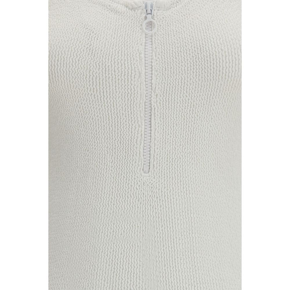 Hunza G White Polyamide One-Piece Swimsuit | Regal Royce