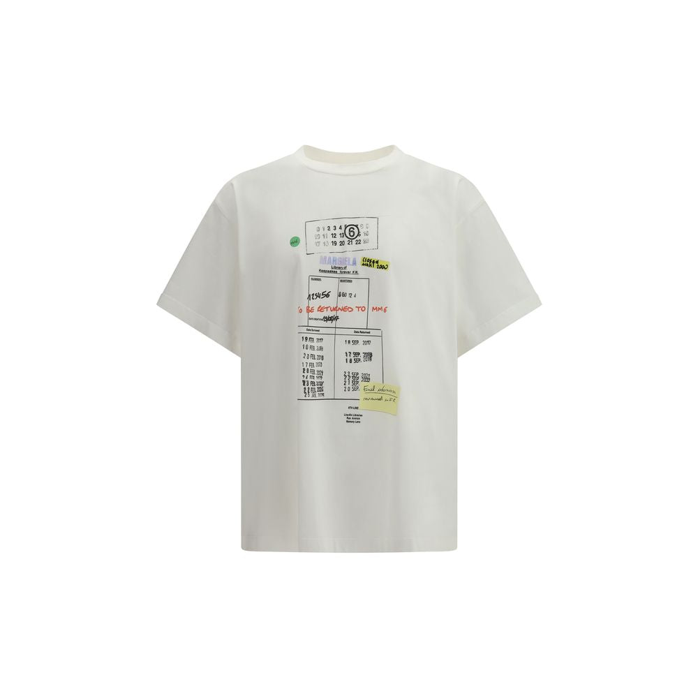 MM6 White Cotton T-Shirt | Regal Royce