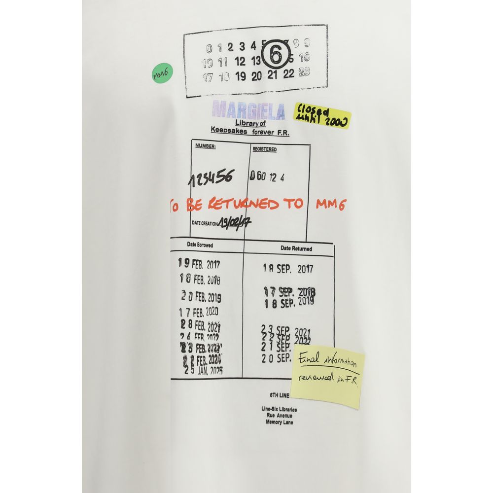 MM6 White Cotton T-Shirt | Regal Royce