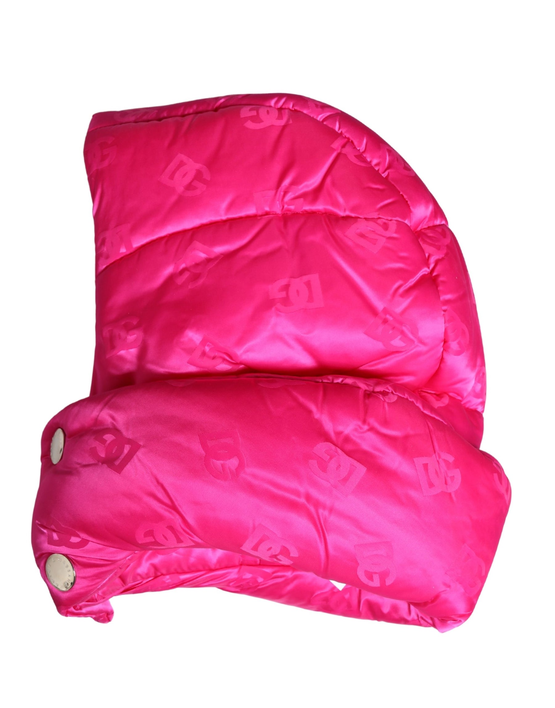 Dolce & Gabbana Men Pink Logo Print Whole Head Wrap Capello Hat | Regal Royce