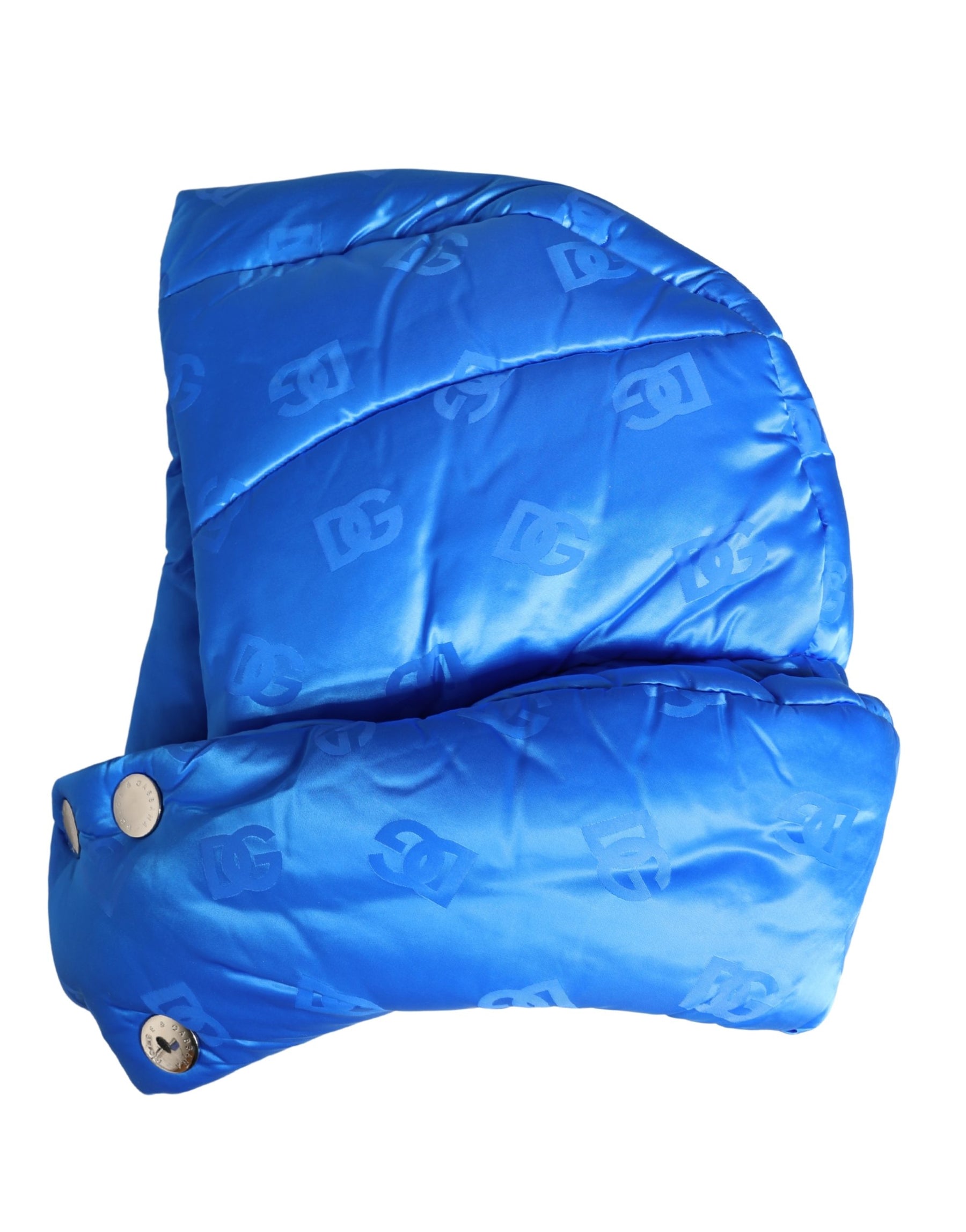 Dolce & Gabbana Men Blue Logo Print Whole Head Wrap Capello Hat | Regal Royce