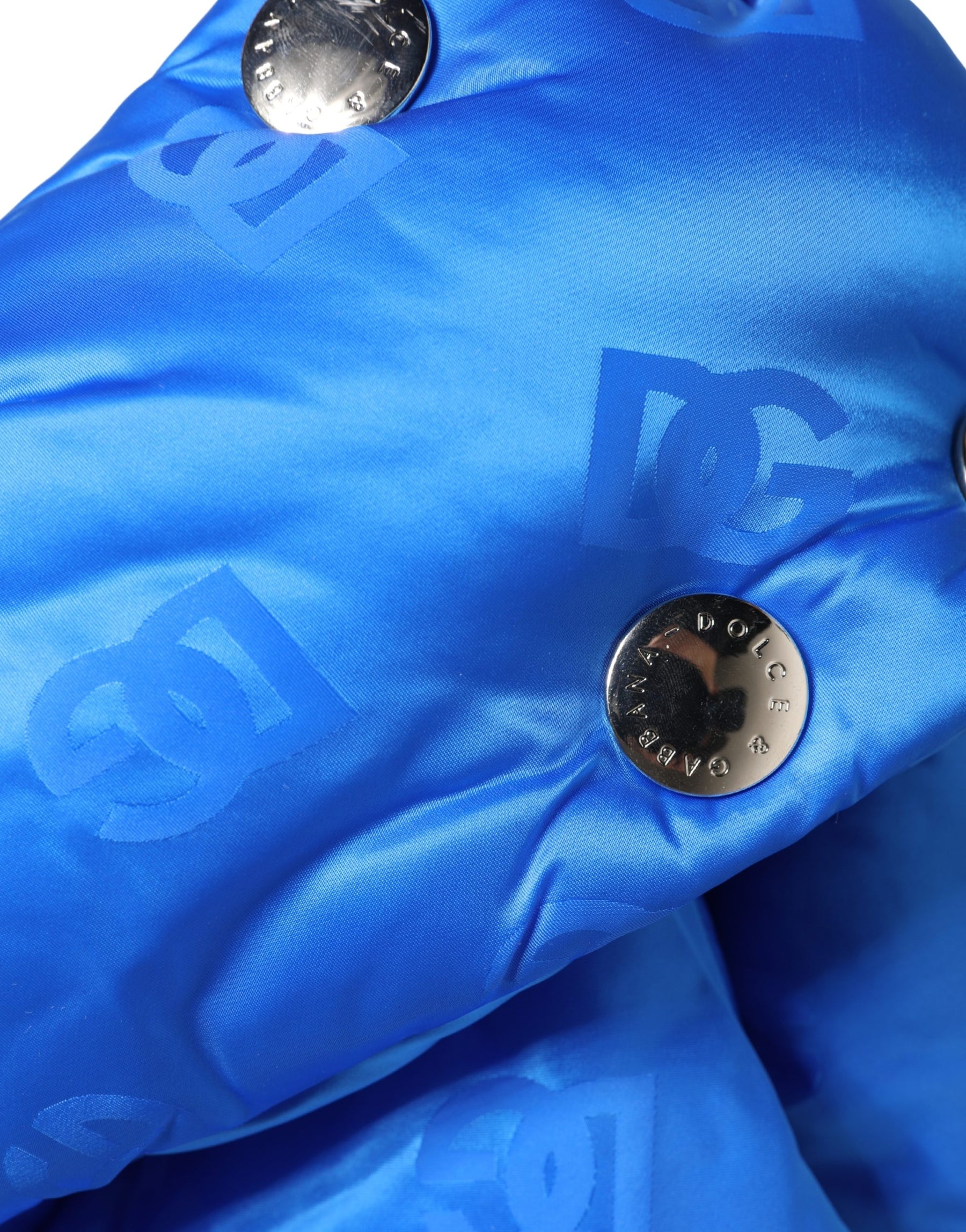 Dolce & Gabbana Men Blue Logo Print Whole Head Wrap Capello Hat | Regal Royce