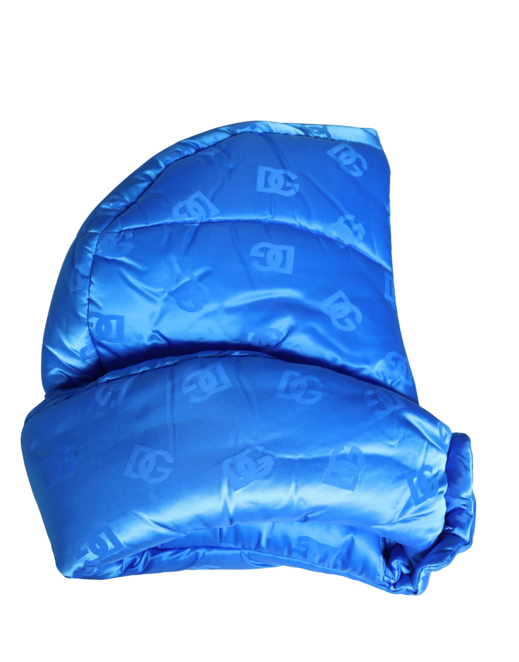 Dolce & Gabbana Men Blue Logo Print Whole Head Wrap Capello Hat | Regal Royce