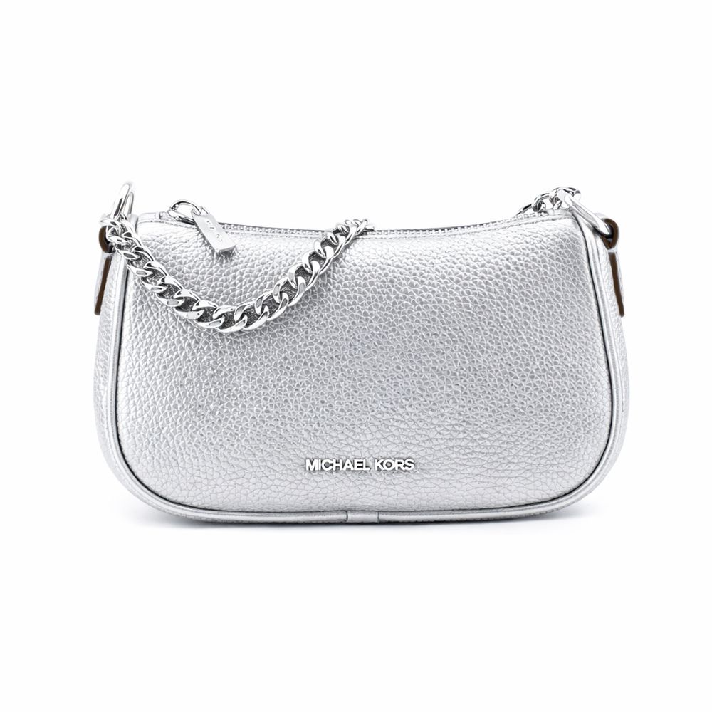 Michael Kors Gray Leather Shoulder Bag | Regal Royce