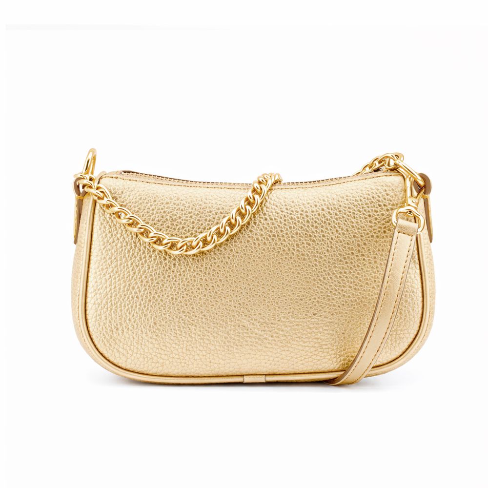 Michael Kors Gold Leather Shoulder Bag | Regal Royce
