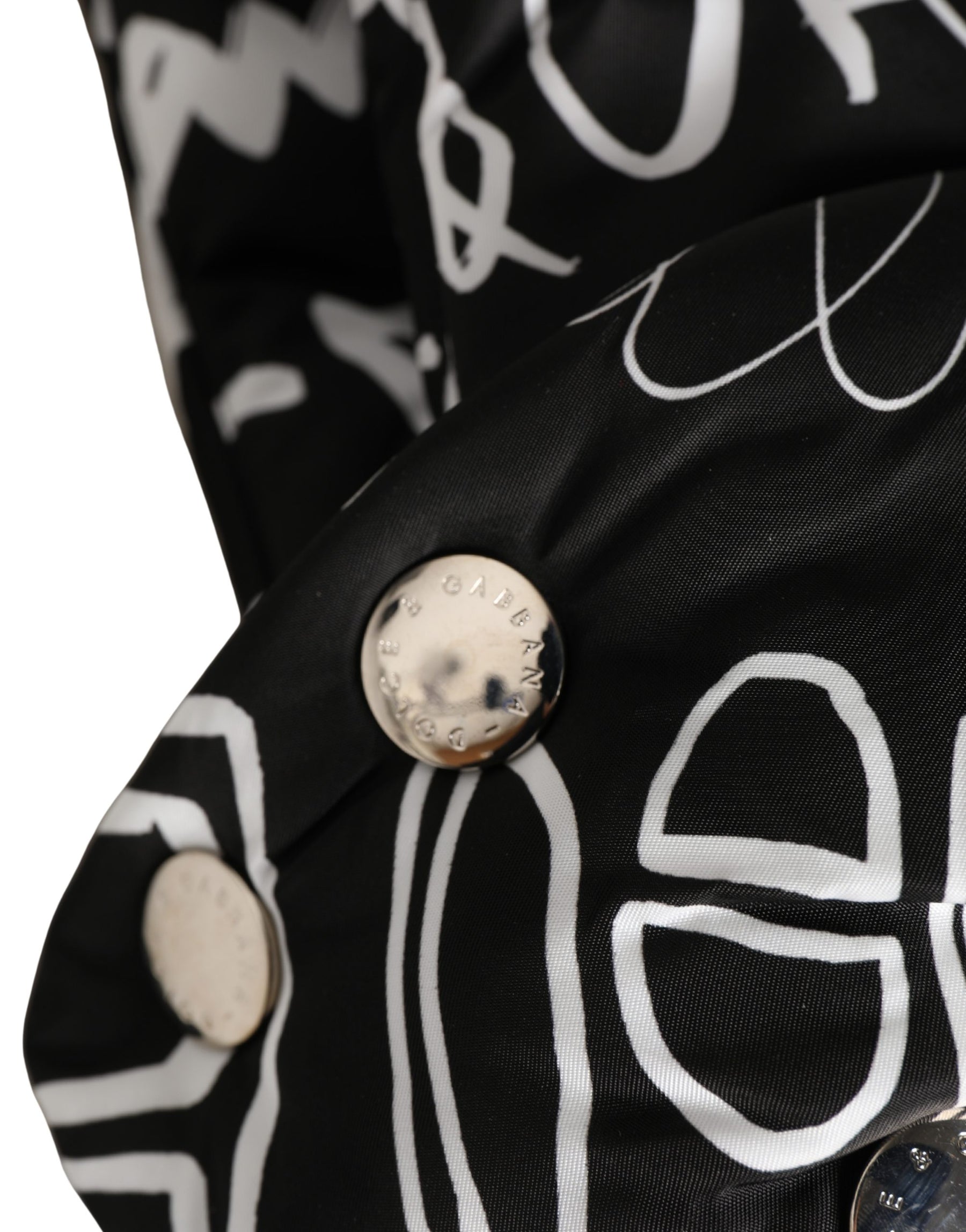 Dolce & Gabbana Black Logo Print Whole Head Wrap Capello Hat | Regal Royce