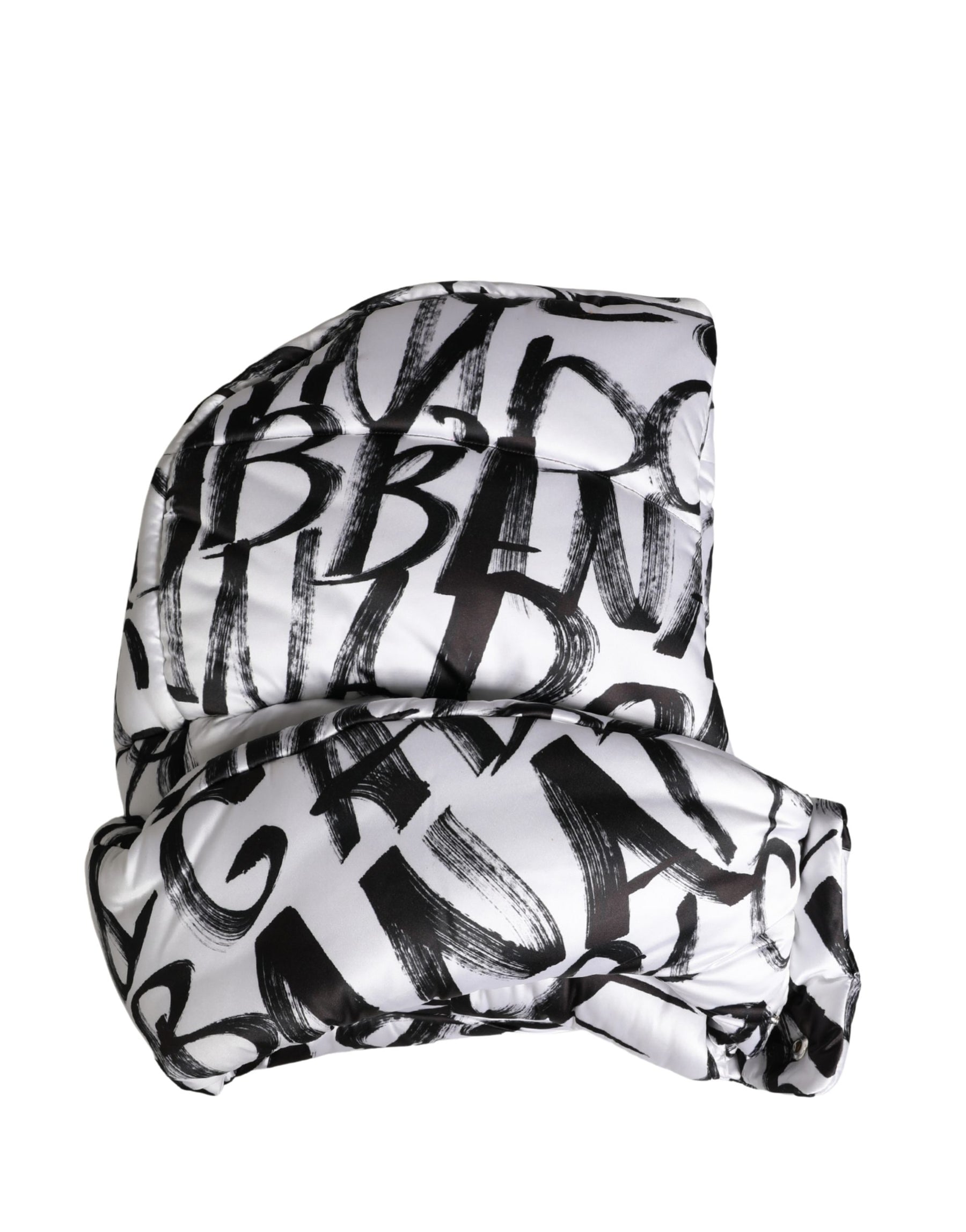 Dolce & Gabbana White Logo Print Whole Head Wrap Capello Hat | Regal Royce