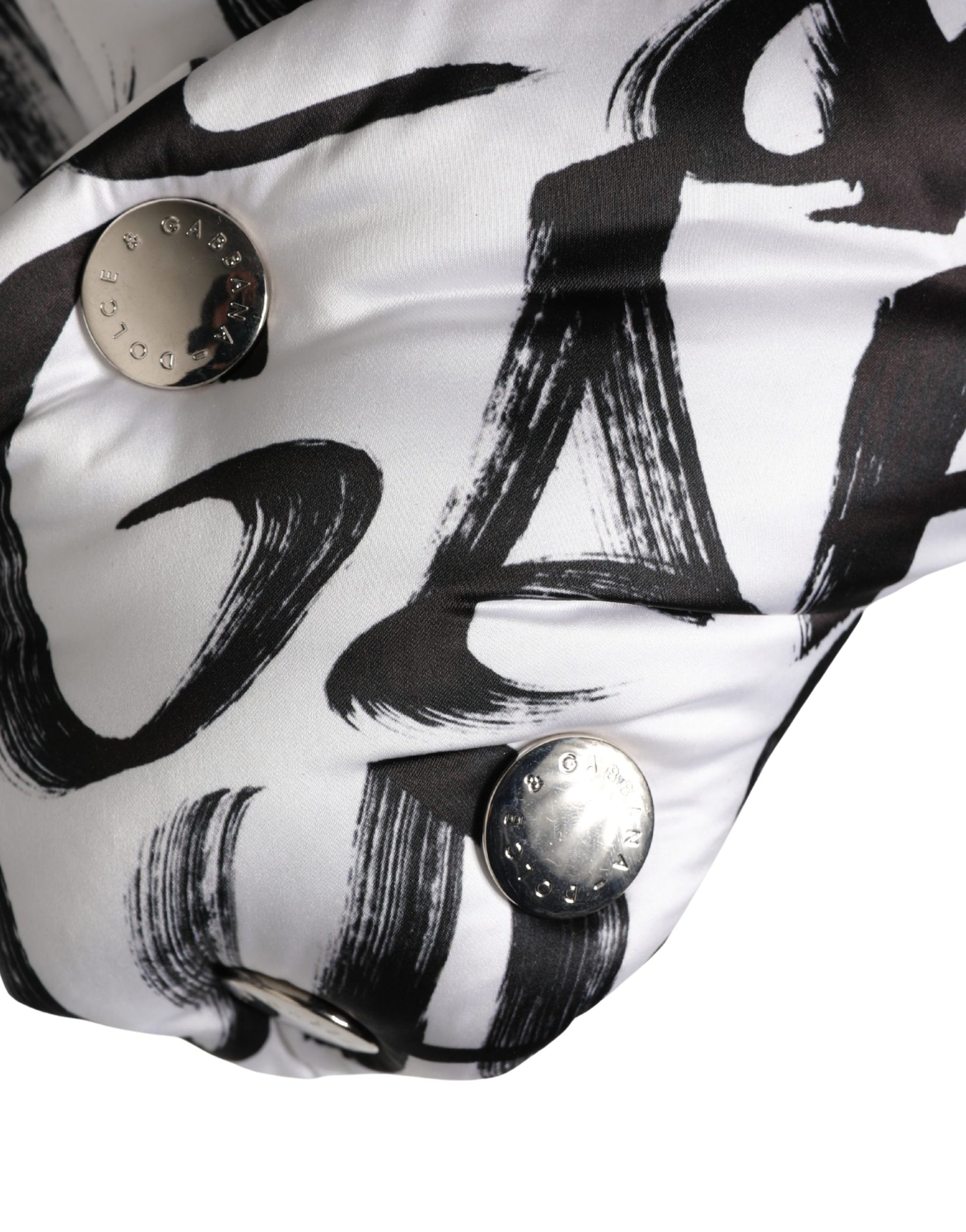 Dolce & Gabbana White Logo Print Whole Head Wrap Capello Hat | Regal Royce