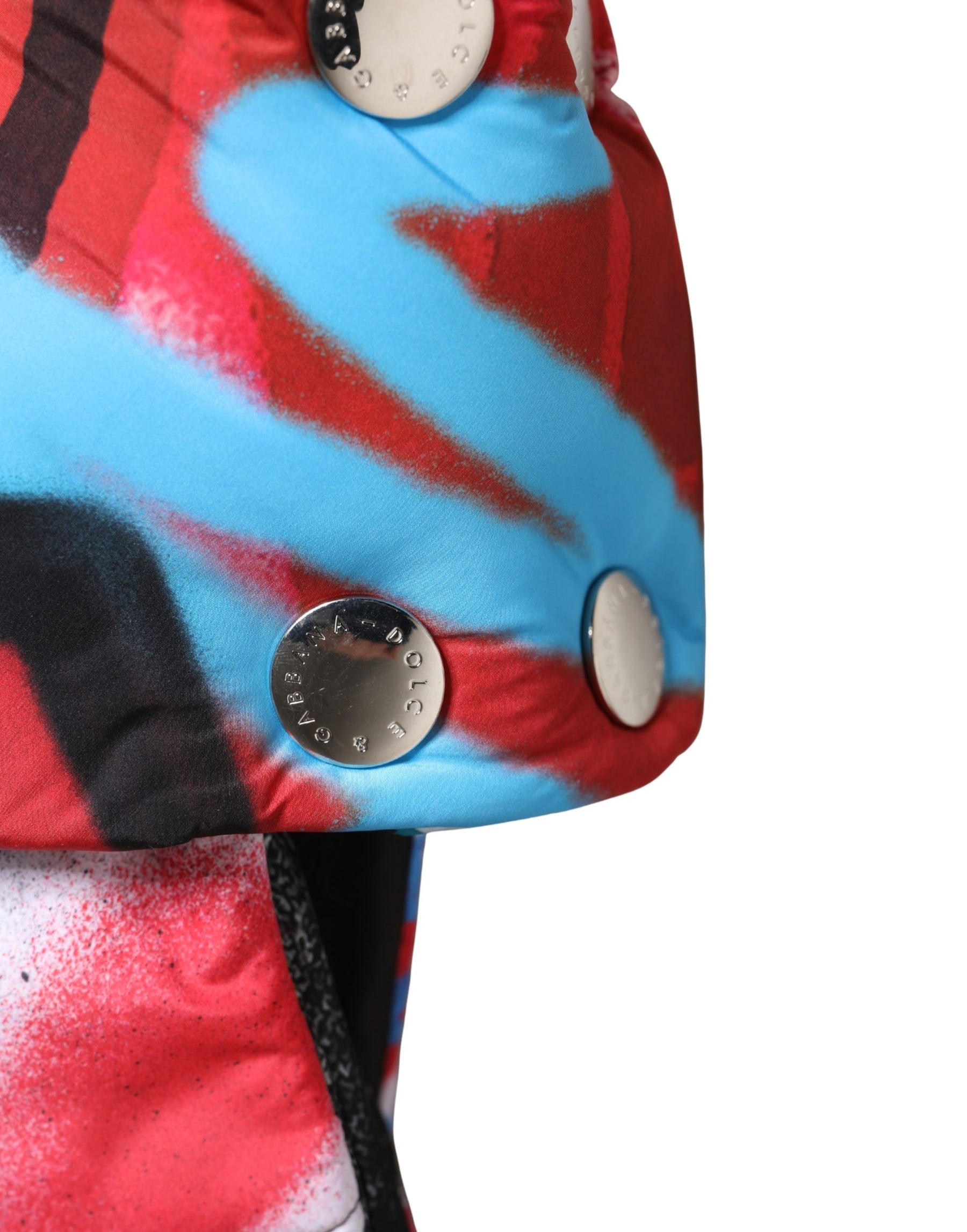 Dolce & Gabbana Multicolor Graffiti Whole Head Wrap Capello Hat | Regal Royce