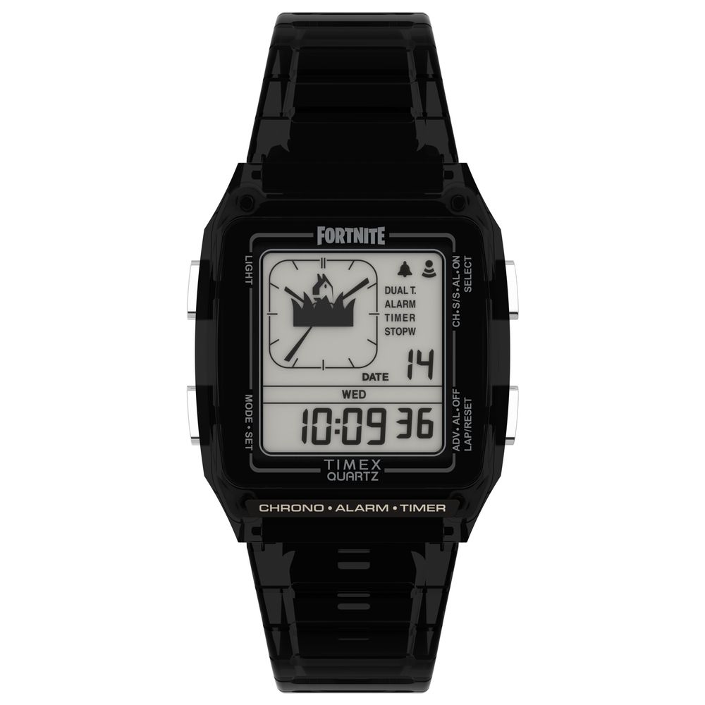 Timex Black Rubber Digital Watch | Regal Royce
