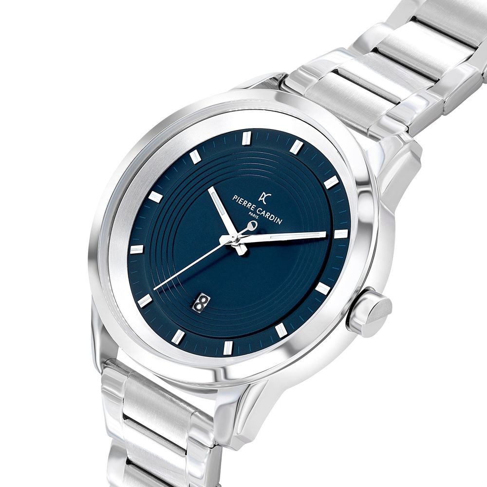 Pierre Cardin Gray Stainless Steel Dress Watch | Regal Royce